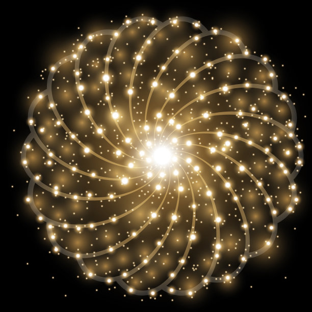 闪耀着星尘的星星，金色的图片下载