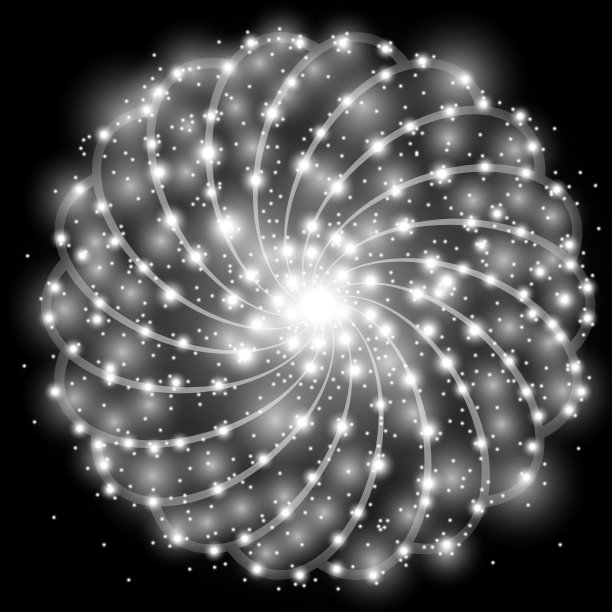 闪耀着星尘的星星，白色的颜色图片下载