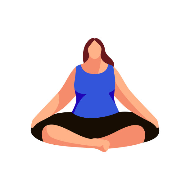 在白色背景下做健身运动的女性。图片下载