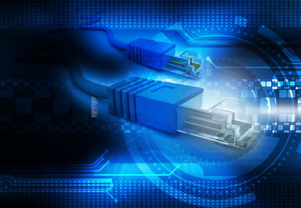 网络电缆技术背景图片下载