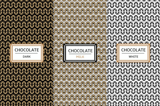 巧克力包装设计套装素材图片