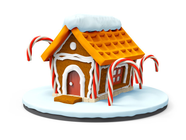 姜饼屋的卡通图片下载