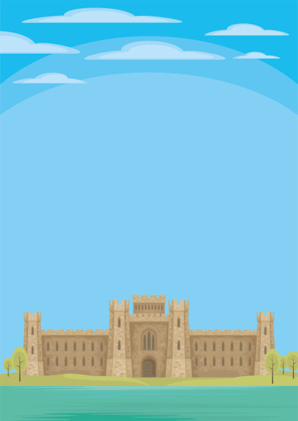 湖上的城堡图片下载