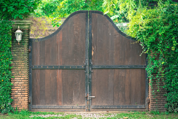 复古的颜色，大木门。图片下载