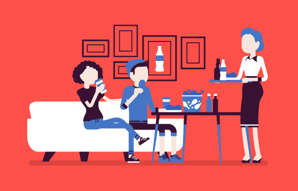 在咖啡馆吃饭图片下载