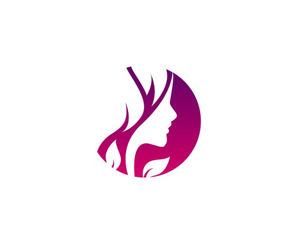 女性美容图标素材图片