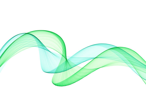 抽象的蓝绿波。光栅模式图片下载