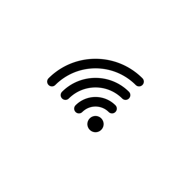 无线网络信号连接矢量图标图片下载