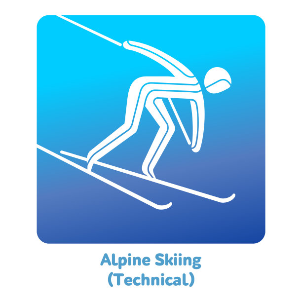 冬季运动图标图片下载