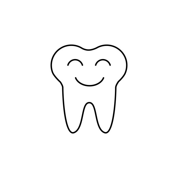 微笑的牙齿图标图片下载