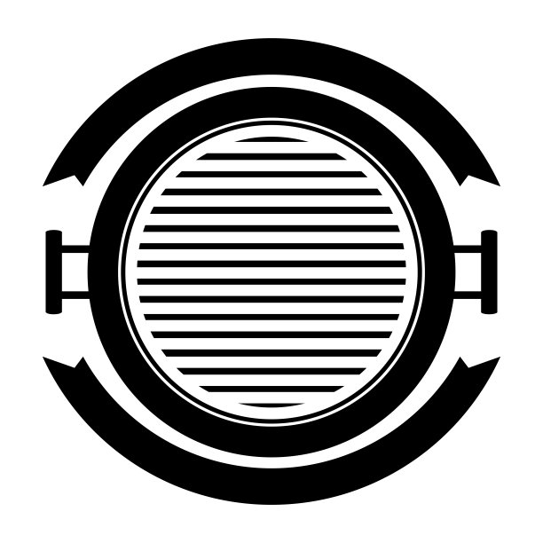 孤立的烧烤架素材图片