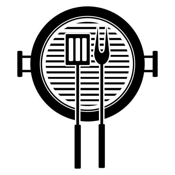 孤立的烧烤架图片下载