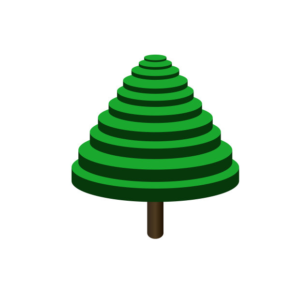 孤立抽象的树图片下载