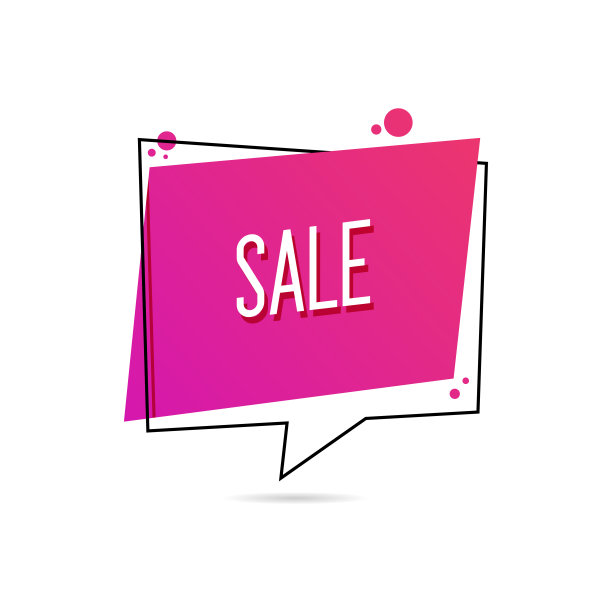 销售演讲气泡盒标签图片下载