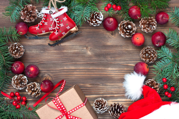 圣诞静物与明亮的象征图片下载