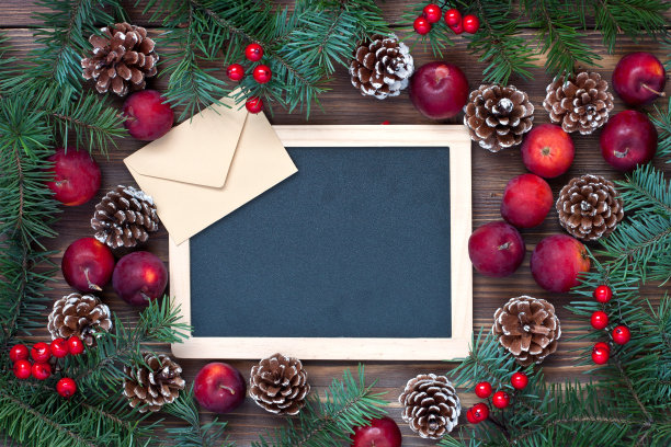 带有节日装饰的圣诞作文图片下载