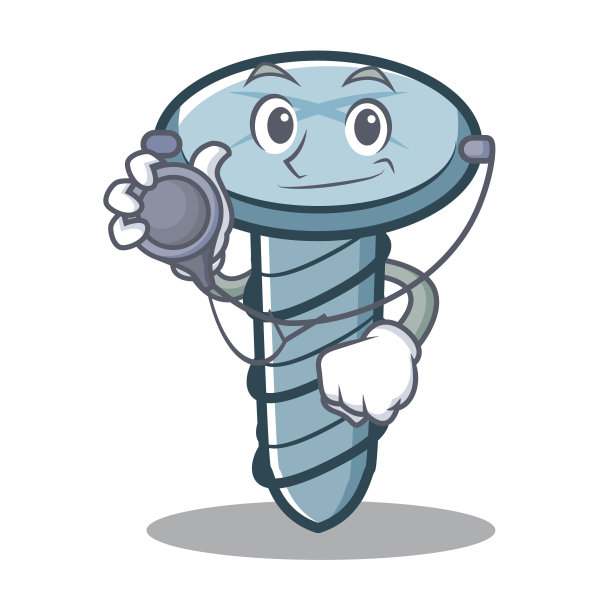 医生螺丝人物卡通风格图片下载