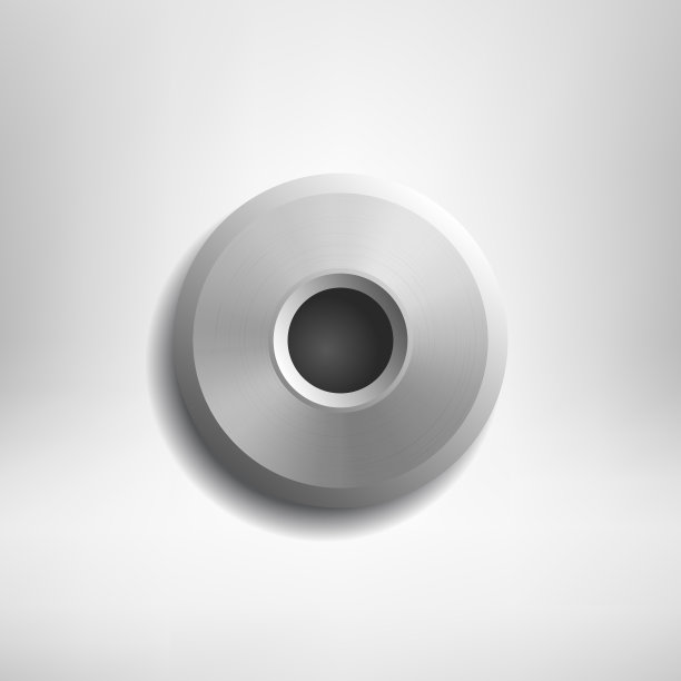 逼真的铆钉孤立在灰色背景。矢量设计元素。图片下载