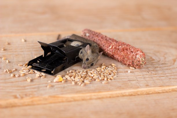 老鼠被夹子夹住了图片下载