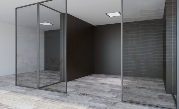 现代办公内阁。会议室。3 d渲染。图片下载