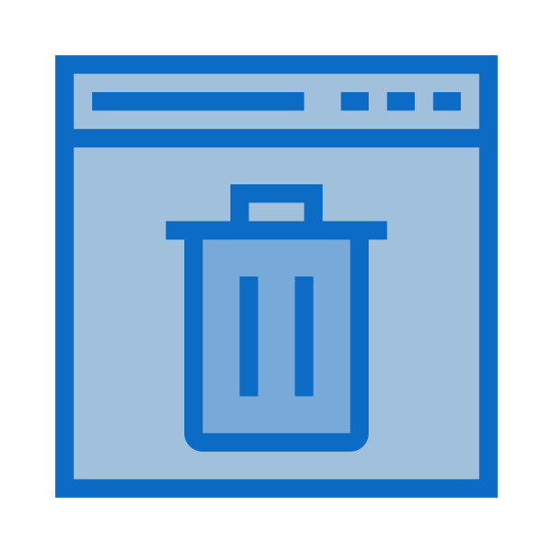 网页删除颜色线向量图标图片下载