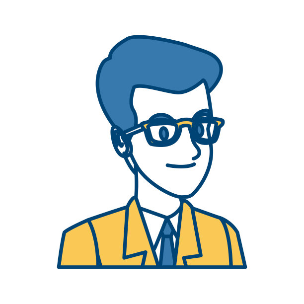 商人执行官卡通图片下载