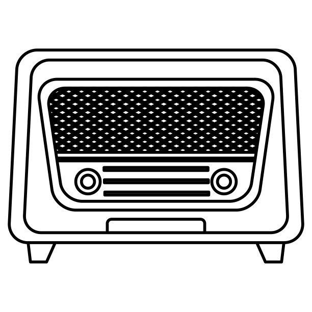 老式收音机立体声图片下载