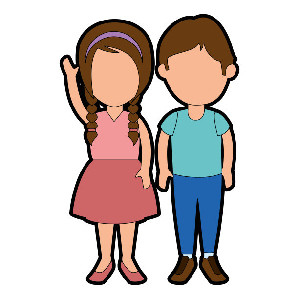 性格统一的小学生图片下载