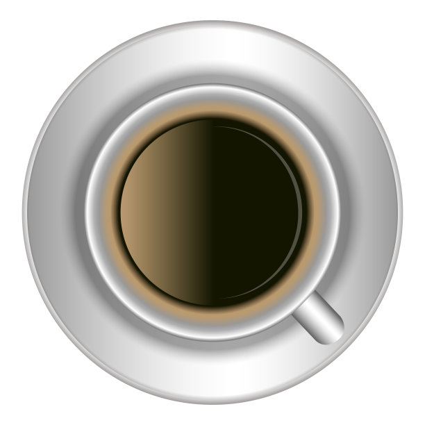 孤立的咖啡杯图片下载