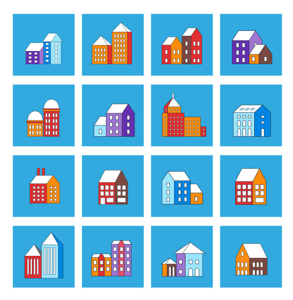 城市圣诞图标图片下载