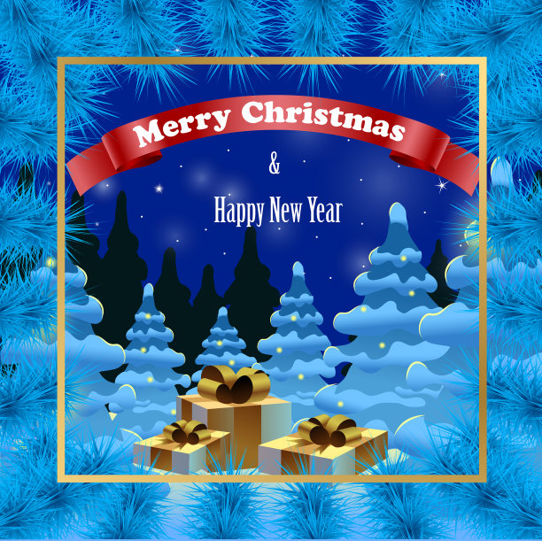 圣诞快乐，恭贺新禧图片下载