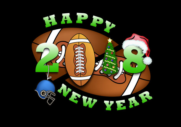 新年快乐，足球比赛快乐图片下载