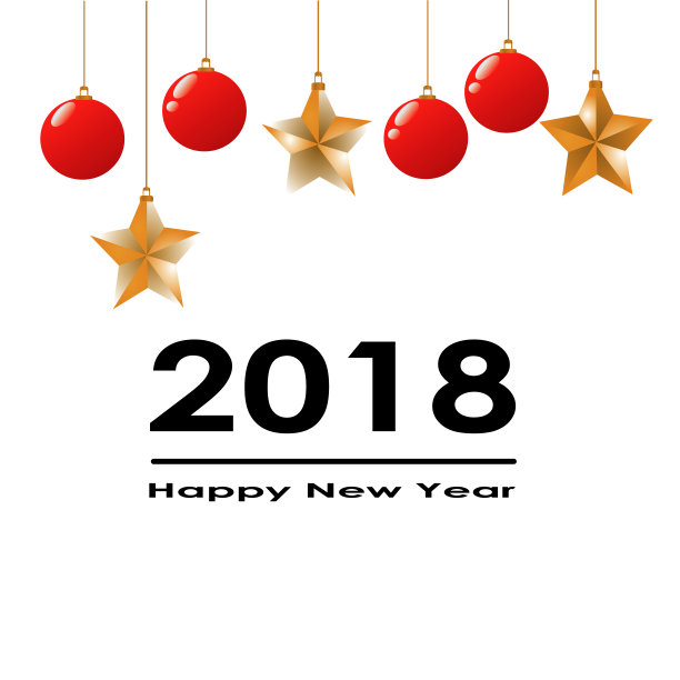 2018新年快乐背景摘要图片下载