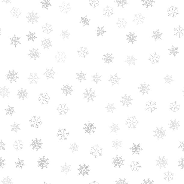 无缝模式。圣诞节的抽象背景由白色的雪花制成。设计明信片，海报，新年问候。图片下载