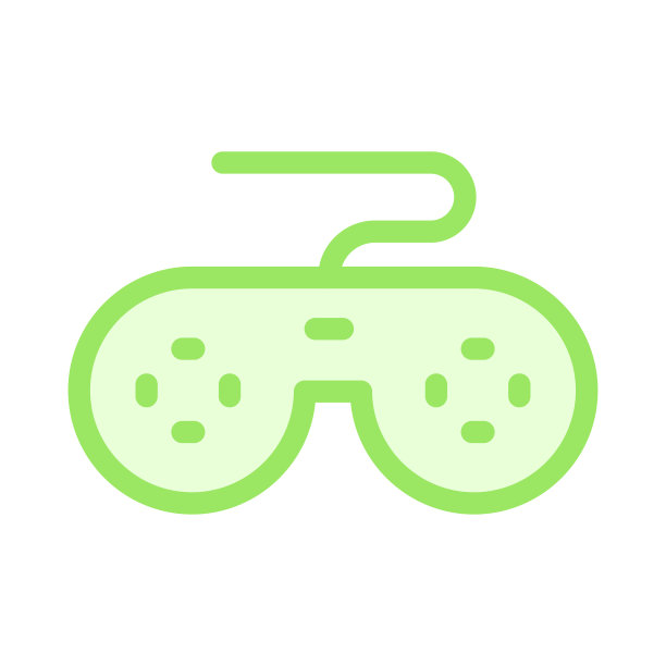 游戏控制颜色线图标图片下载