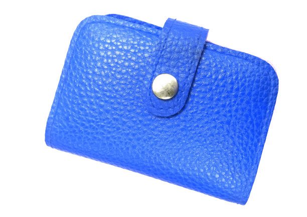 皮钱钱包上白色图片下载