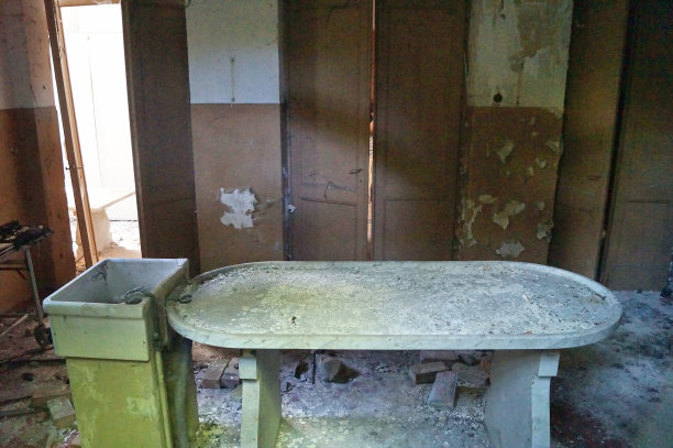 科罗拉多前精神病院的内部图片下载