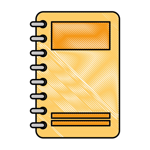 带有选项卡图标的笔记本图片下载