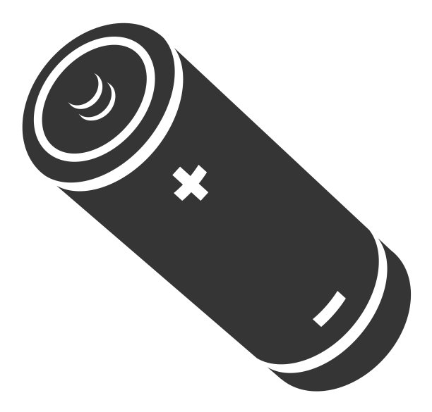 灰色的电池图片下载