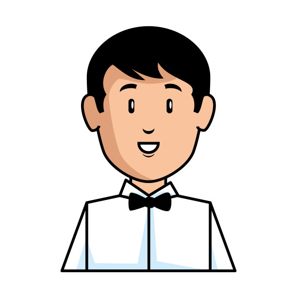 餐厅服务员角色图片下载