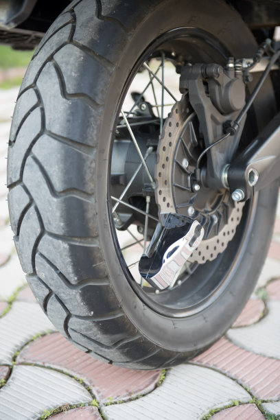 摩托车盘式制动锁。图片下载
