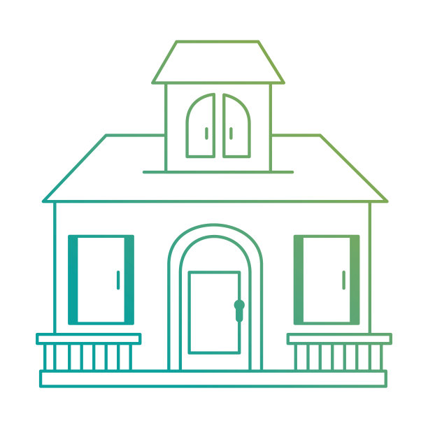 房子的正面很漂亮图片下载