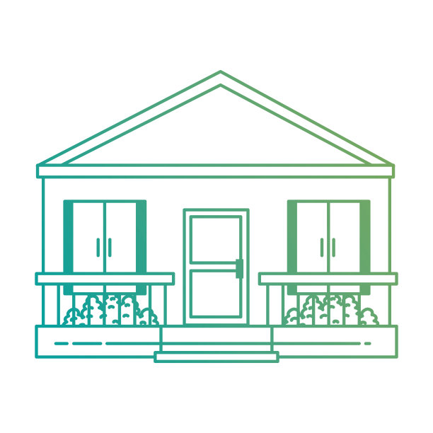 房子的正面很漂亮图片下载