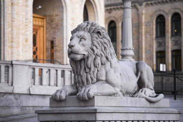 石头狮子图片下载