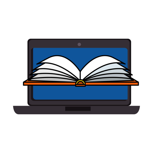 带电子书的笔记本电脑图片下载