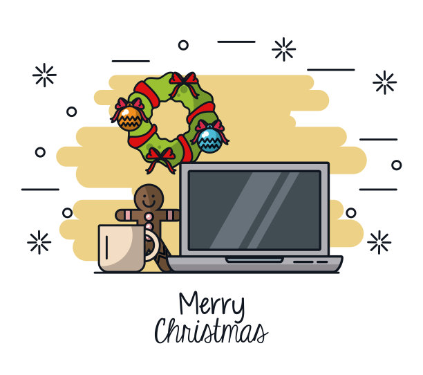 圣诞节在办公室图片下载