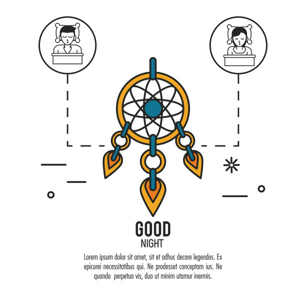 睡觉矢量图素材ID：303231696