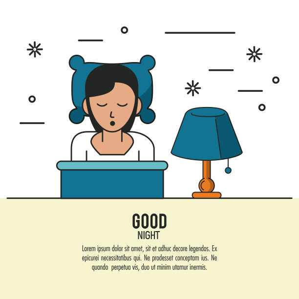 甜蜜的梦和良好的睡眠信息图表图片下载