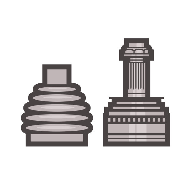 白色背景上的匀速关节图片下载