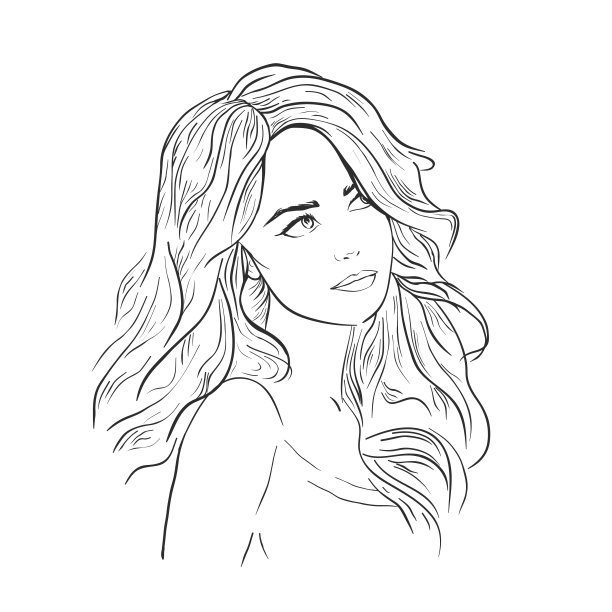 美女头发图片素材ID：303245646